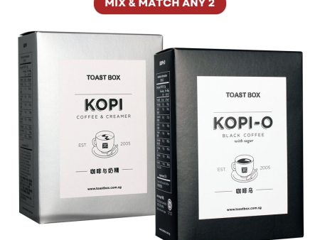 [Mix & Match Any 2] Toast Box Kopi   Kopi-O Instant Coffee (6 s box) Fashion