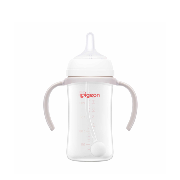 Pigeon Softouch Bpp Step-Up Straw Bottle set PP 240ML For Cheap