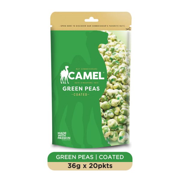 Camel Party Pack 36g x 20pkts - Green Peas Coated Sale