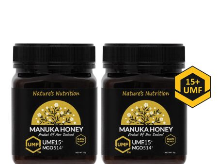 Nature s Nutrition Manuka UMF 15+ 1kg - Bundle of 2 Supply