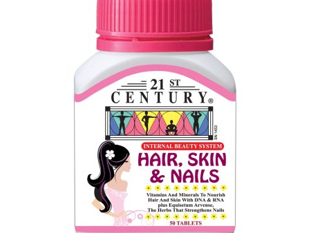 21ST CENTURY Hair, Skin & Nails 50 Tablets Fashion