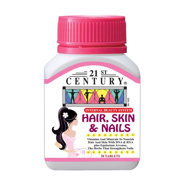 21ST CENTURY Hair, Skin & Nails 50 Tablets Fashion