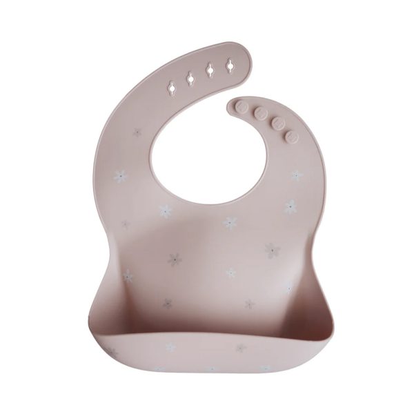 mushie Silicone Bib - Daisy on Sale