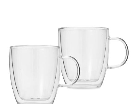 Kukeri Double Wall Mugs - 2 x 400ml Online now