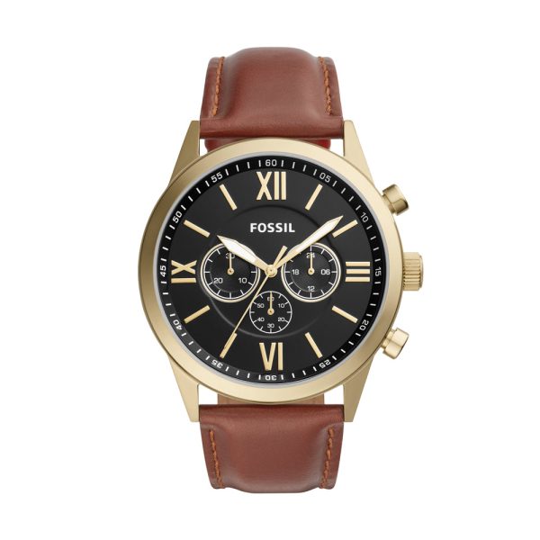 FOSSIL Flynn Chronograph Brown Leather Fashion