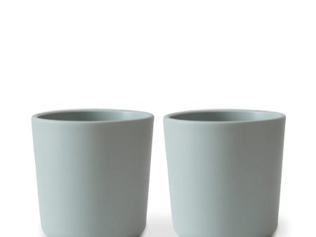 mushie Dinnerware Cup Set of 2 - Sage on Sale