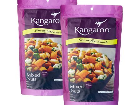 [Bundle of 2] Kangaroo Mixed Nuts 600g Hot on Sale