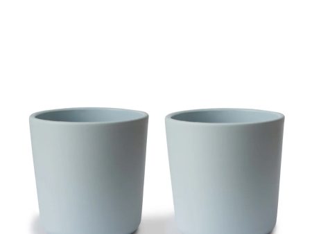 mushie Dinnerware Cup Set of 2 - Powder Blue Discount