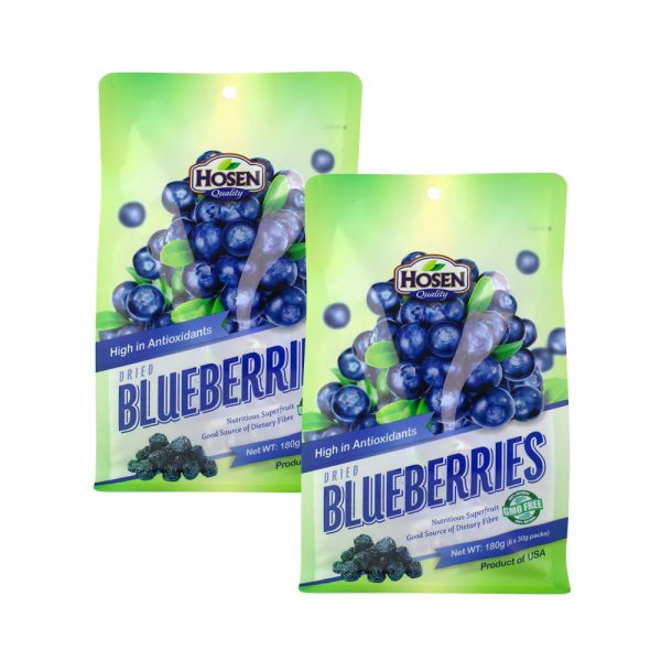 [Bundle of 2] Hosen Dried Nutritious Superfruit 6 packed x 30g - Blueberries   Cranberries Discount