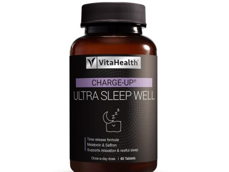 VitaHealth CHARGE-UP Ultra Sleep Well 60 Tablets Online Sale