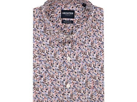 Hechter 100% Cotton Short-Sleeved Shirt - Col 03 Hot on Sale