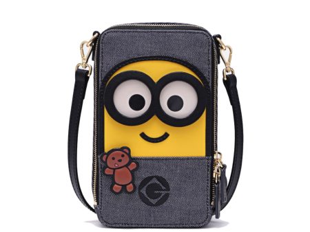 FION Minions Bob and Tim Mobile Phone Bag   Shoulder Bag   Crossbody Bag Discount