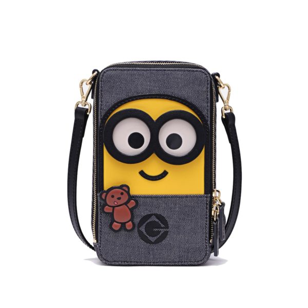 FION Minions Bob and Tim Mobile Phone Bag   Shoulder Bag   Crossbody Bag Discount