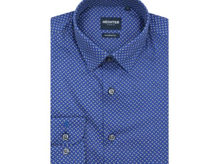 Hechter Long-Sleeved Shirt - Dark Blue Online Hot Sale