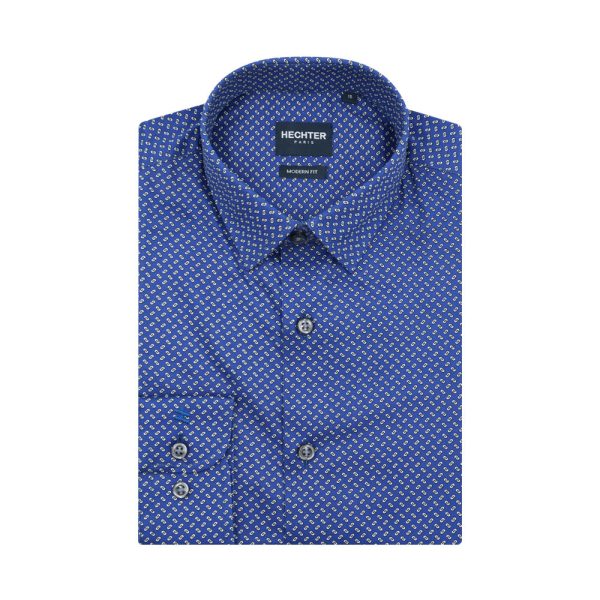 Hechter Long-Sleeved Shirt - Dark Blue Online Hot Sale