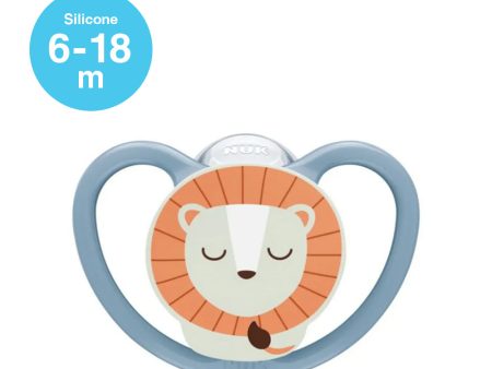 NUK Space Night Silicone Soother Pacifier 1pc-box - 6-18 months - Lion Online