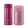 ZOJIRUSHI 0.35l Stainless Steel Vacuum Mug + 0.5L Stainless Steel Food Jar - Pink Online Hot Sale