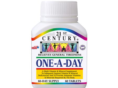 21st Century One-A-Day Relieves General Tiredness 60 Tablets Online now