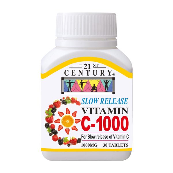 21ST CENTURY Slow Release Vitamin C-1000 30 Tablets Online