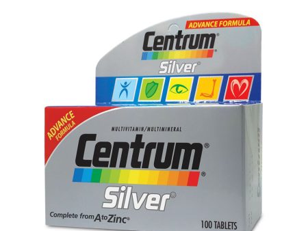 Centrum Advance Formula Silver Multivitamin & Multimineral 100 Tablets For Discount